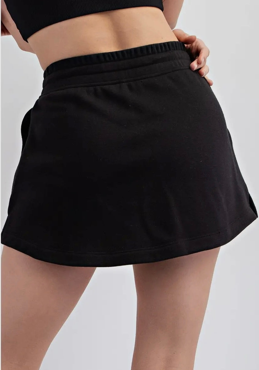 French Terry Short Skort