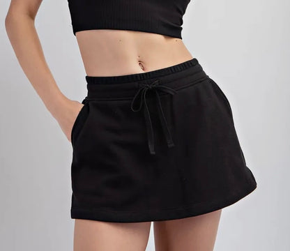 French Terry Short Skort